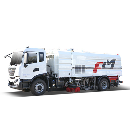 تكوين وتقييم أحدث شاحنة غسيل وكسح كبيرة الحجم من FULONGMA سعة 18 طنًا