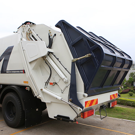 FULONGMA تكوين شاحنة لجمع القمامة متوسطة الحجم ذات 12 اتجاهًا ومزايا النقاط الساخنة